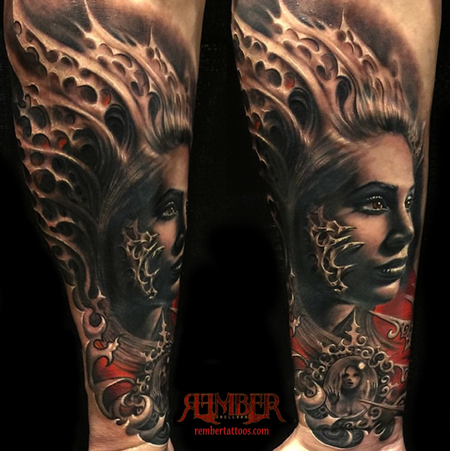 Tattoos - Gothic Portrait - 104110